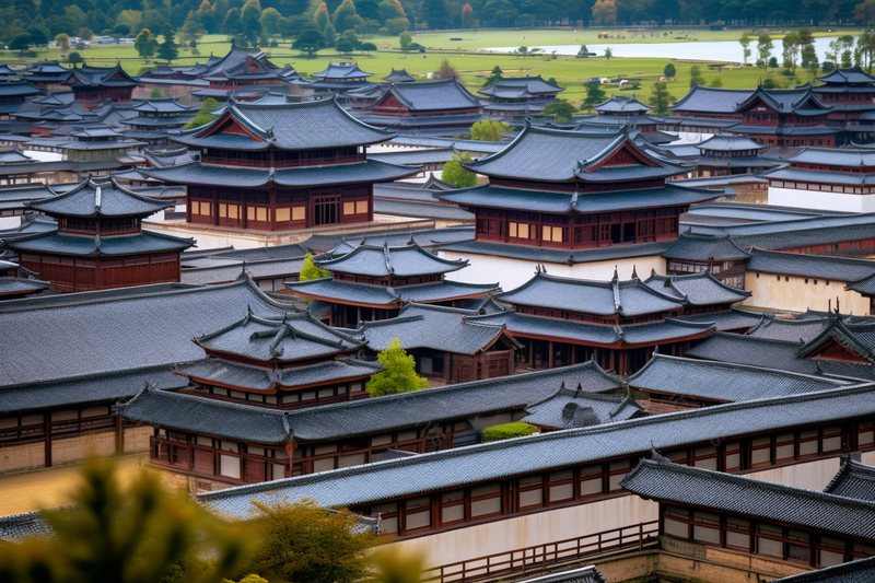 大唐旅游目的地建筑大明宫小人国实拍摄影图,高清,摄影图,摄影图片,图片大全,摄影图免费下载